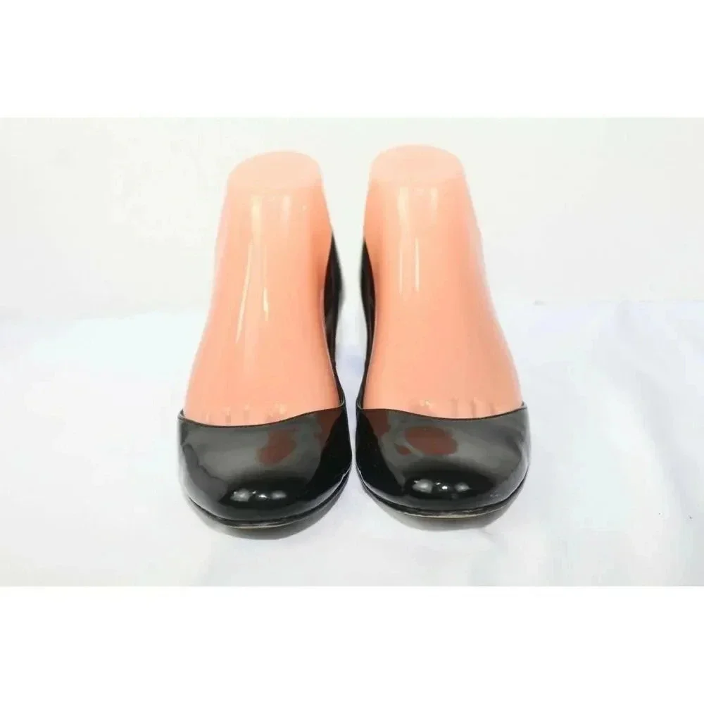 Cole Haan Lainey Womens Black Suede Wedge Pumps Size 7B